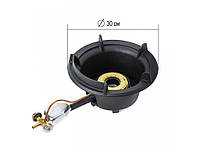 Чавунна газова плита 25 кВт з п'єзопідпалом туристична одноконфоркова