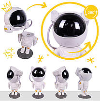 Світлодіодний нічник Sky Star Projector Astronaut MalPlay, фото 3