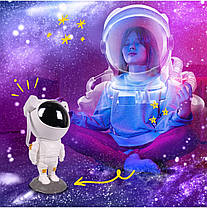 Світлодіодний нічник Sky Star Projector Astronaut MalPlay, фото 4