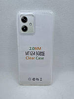 Прозорий силіконовий чохол 2 мм. для Motorola Moto G54