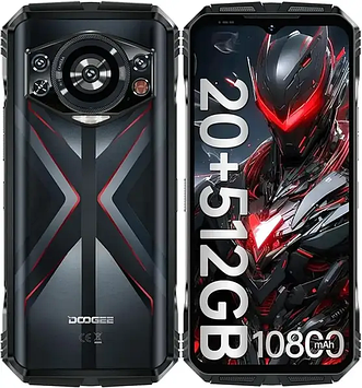Смартфон DOOGEE S118 8/512Gb Red 10800mAh NFC IP68, IP69 та MIL-STD-810H
