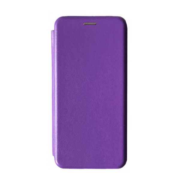 Шкіряний чохол-книжка Xiaomi Redmi Note 9S 9PRO Ліловий