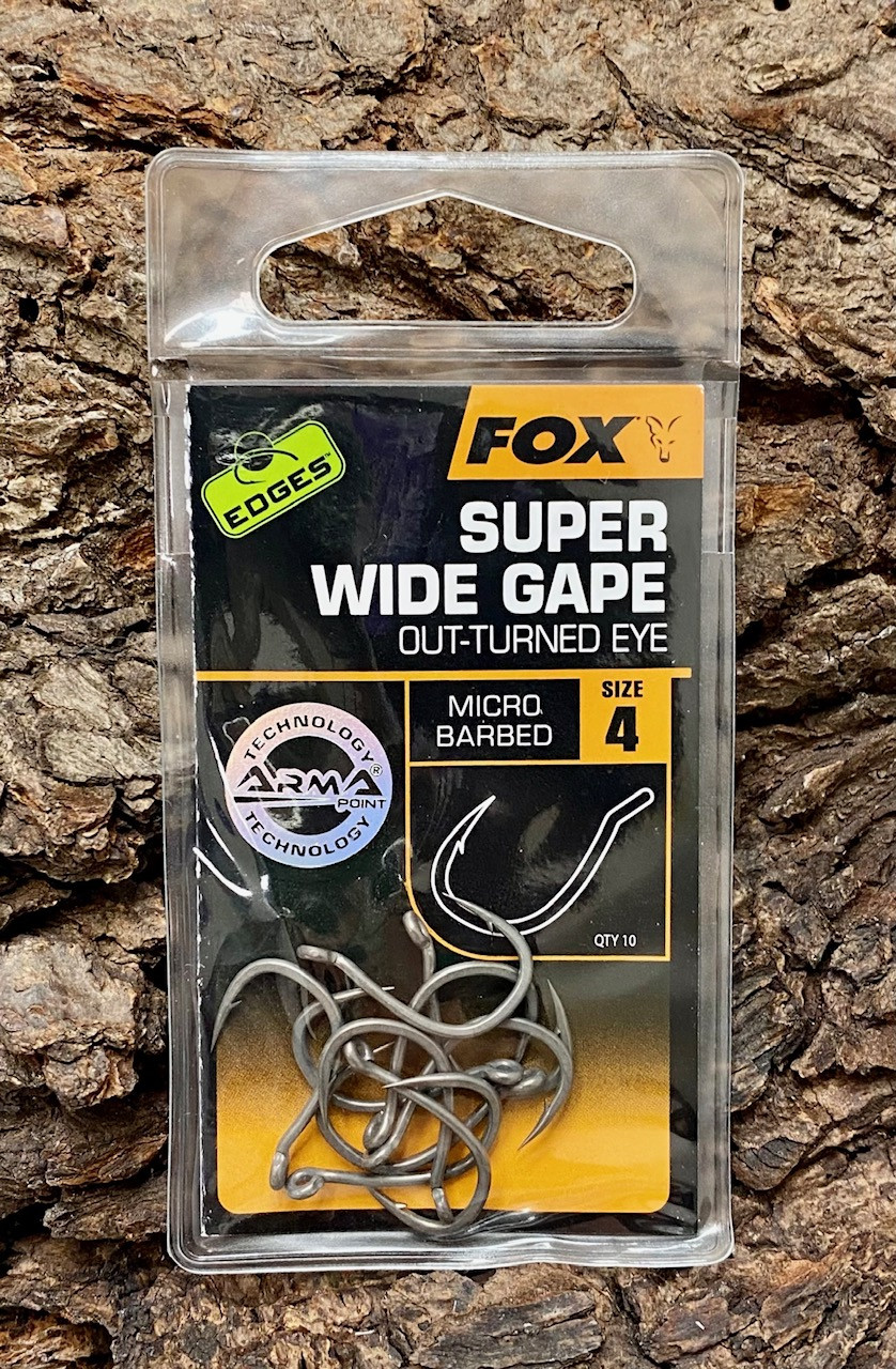 Коропові гачки Fox Edges Armapoint Super Wide Gape Outturned Eye #4
