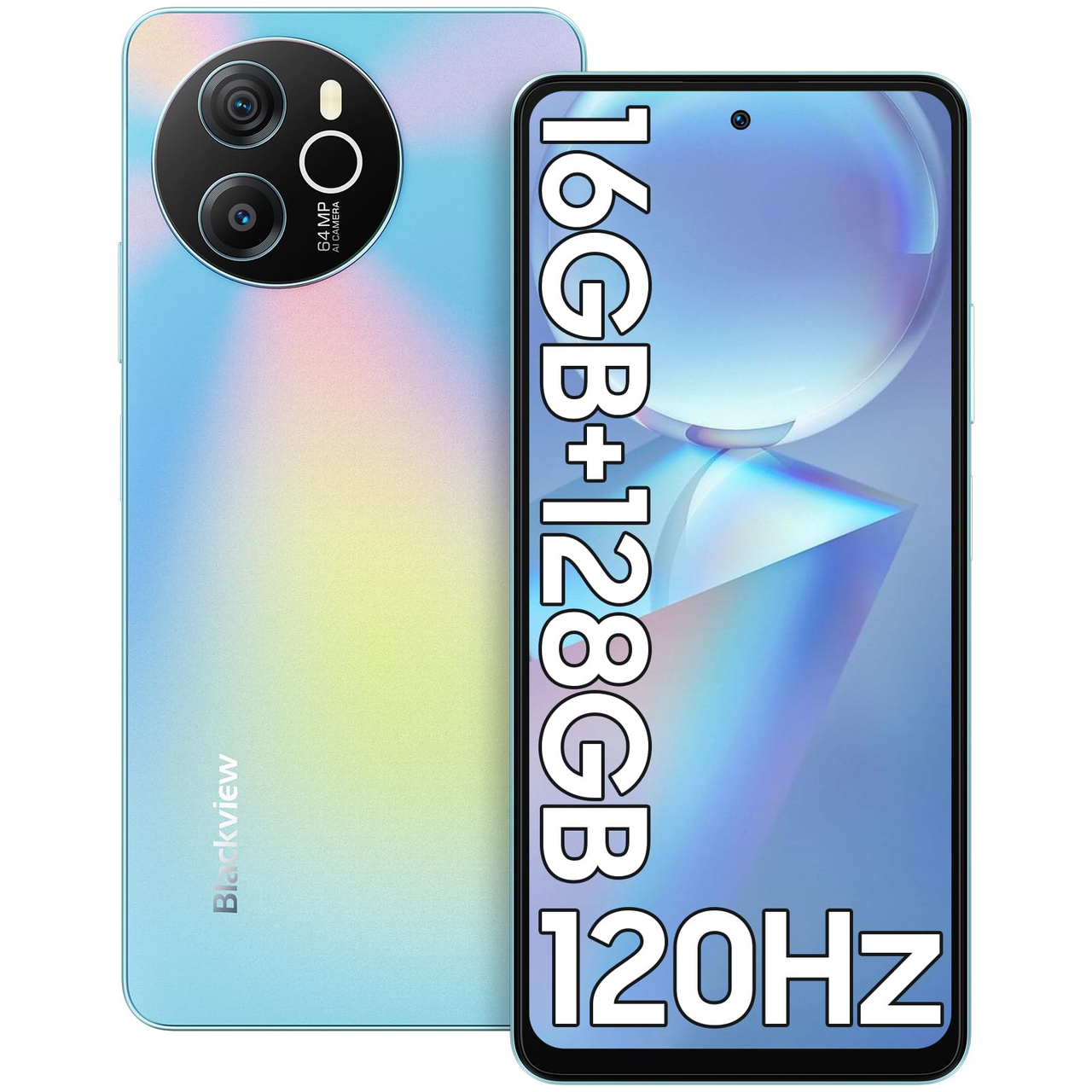 Смартфон Blackview SHARK 8 Blue 8/128GB NFC Helio G99 6.78" дюйма 120Hz + стекло