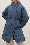 Жіночий пуховик oversize Finn Flare FAD11031-105 блакитний XL, фото 4