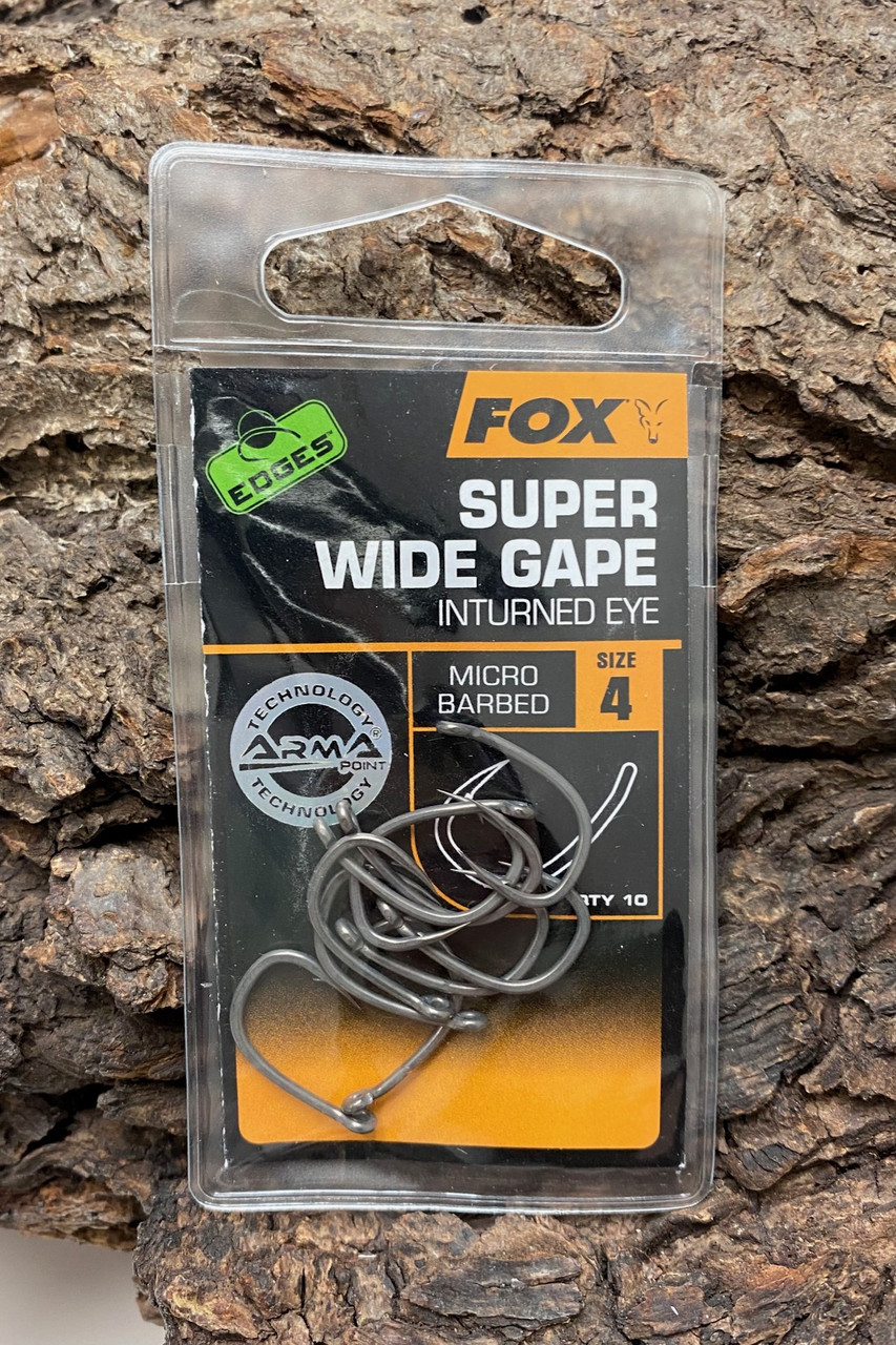 Коропові гачки Fox Edges Armapoint Super Wide Gape Inturned Eye #4