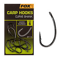 Крючки Fox Carp Hooks Curve Shank size 6