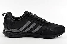 Кросівки чоловічі Adidas чорні Адідас, фото 3