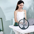 Акумуляторна електромухобійка складана "Ракета" Electric Mosquito Swatter USB, фото 3