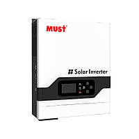 Гібридний інвертор Must pv18-1512vpm 1500w 12v, струм 10/20a