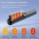 Гребінець-випрямляч електричний HOCO Lucky DAR34, чорний, фото 5