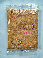 Бісер дрібний прозорий бежевий перламутр