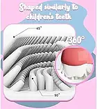 Дитяча зубна щітка KidsBrush U-подібна, силіконова капа для дитячих зубів з очищенням на 360 градусів 6-12, фото 7