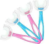Дитяча зубна щітка KidsBrush U-подібна, силіконова капа для дитячих зубів з очищенням на 360 градусів 6-12, фото 8