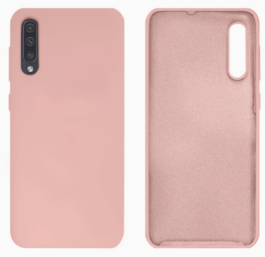 Чехол Silicone case Camera Protective для Samsung A30s/A50s (18) пудра Pink Sand