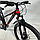 Велосипед 24" FOX 2024 Рама-12" black-red, фото 3