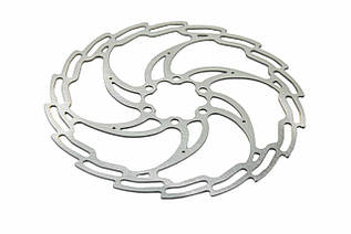 Ротор гальмівний CSC FLAME 180мм сріблястий