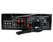 Підсилювач звукової потужності для акустики з пультом UKC AV-326BT AMP Потужний підсилювач звуку з USB та Bluetooth, фото 4