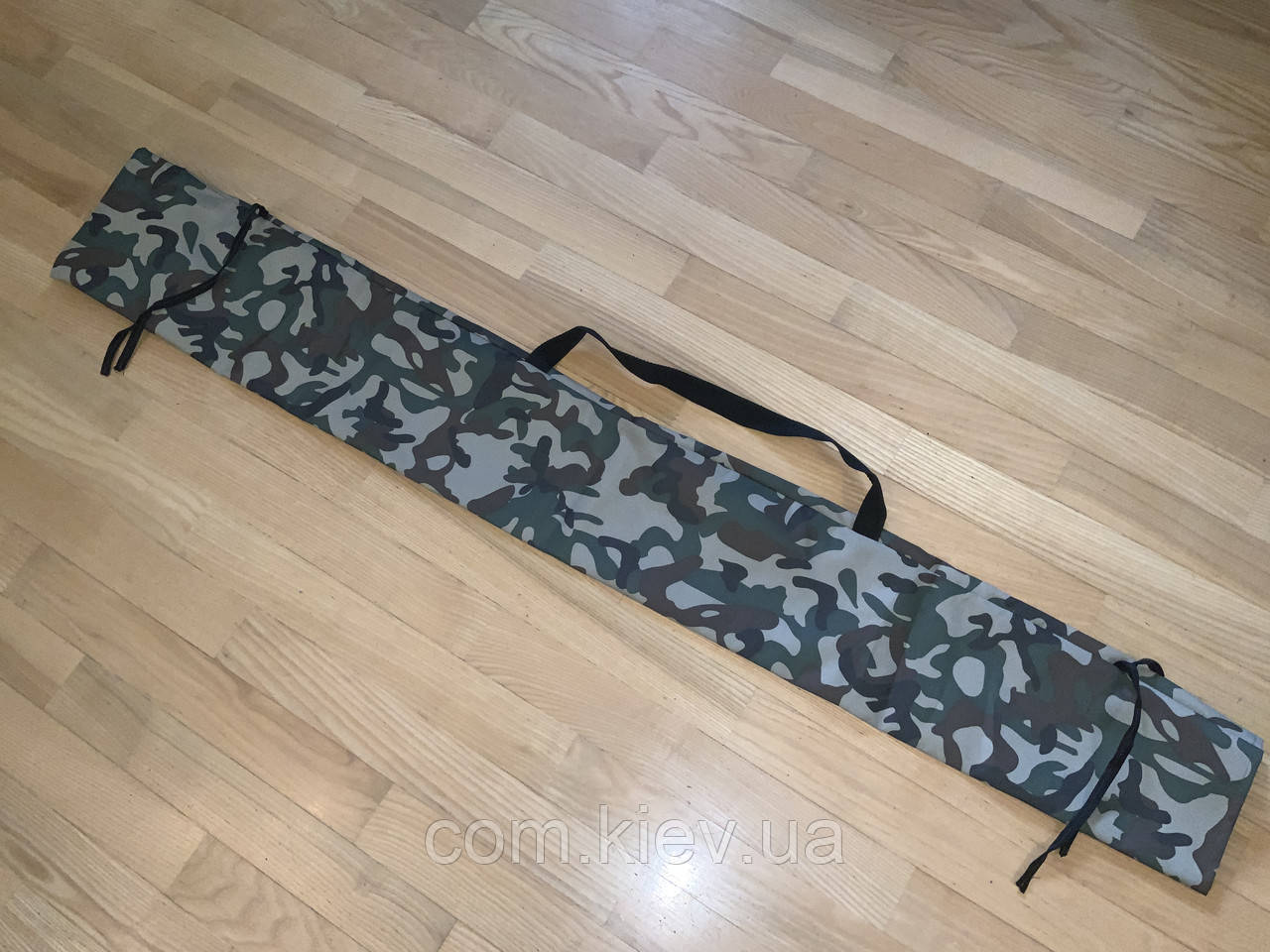 Чохол зі щільної (D600) непромокаючої тканини для вудлища з котушкою 145х20 см + наплічний ремінь