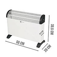 Конвектор для обігріву будинку або офісу на 2000 Вт Domotec MS-5904 Обігрівач електричний, фото 6