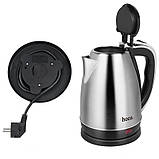 Електрочайник HOCO Cool kitchen HJD03A 1.8 л, сріблястий, фото 3