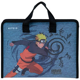 Папка-портфель на блискавці Kite Naruto NR23-202, 1 відділення, A4, фото 1