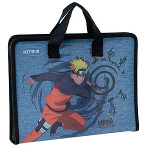 Папка-портфель на блискавці Kite Naruto NR23-202, 1 відділення, A4, фото 4