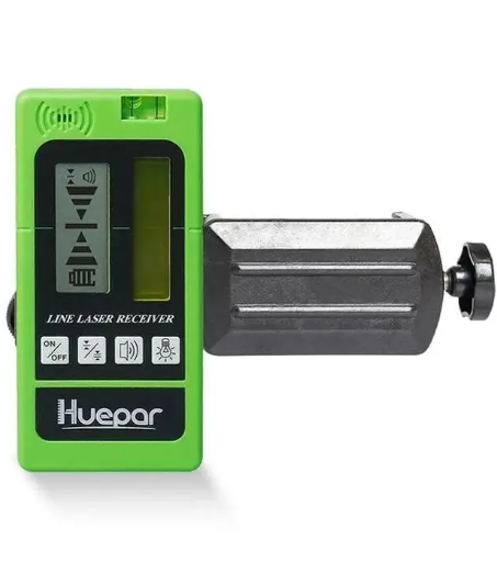 Приймач HUEPAR LR-5RG-GN для лазерних рівнів (зелений/червоний промінь)