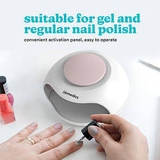 Портативна УФ лампа для полімеризації гель-лаків та акрилу Nail Polish Dryer 2-in-1, фото 3