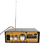 Двоканальний інтегральний підсилювач звуку з пультом AMP AK-699BT UKC Підсилювач звуку з USB та Bluetooth, фото 2