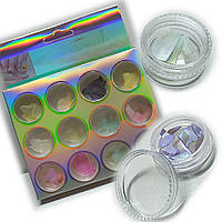 Декор для нігтів або рукоділля / мушля перламутрова / набір / PG-DJ-1