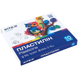 Пластилін Kite Classic K-084, 10 кольорів, 200 г, фото 1