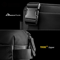 Сумка через плече Tomtoc Explorer-T21 Sling Bag S Black, фото 4