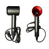 Фен стайлер для волосся 5в1 PRO High Speed Blower 6707 Чорний 1200 Вт 3 режими нагрівання, фото 4