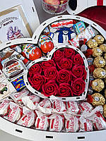Sweet Box Сладкий сюрприз подарок на день святого Валентина девушке, Вкусняшки боксы на день рождения