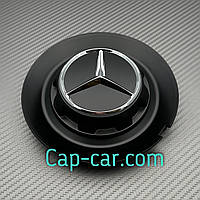 Ковпачок заглушка на диски Мерседес. 17028. 146мм. чорний.
