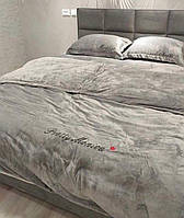 Велюровий комплект постільної білизни Євро розмір 200*230