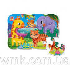 Гра настільна  Знайди пару. Рахуємо до 10. Хто що їсть   VT5003-01, фото 1