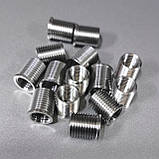 Різьбова вставка для відновлення різьби M12*1,5-M14*1,5, L=17мм (вставка, гужон) РВ-M1215.M1415.17L, фото 2