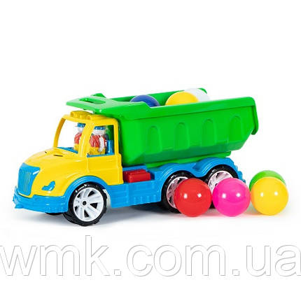 Самоскид Mati кульки великі 009 12 Бамсик дитяча іграшка, фото 1