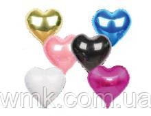 Кулька фольга Серце 45см 990319