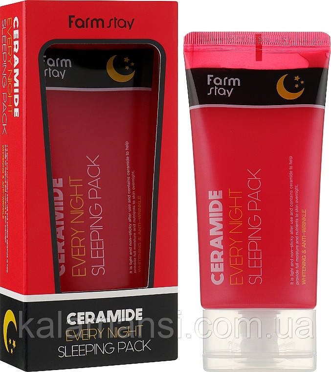 Нічна маска з керамідами Farm Stay Ceramide Every Night Sleeping Pack 120мл