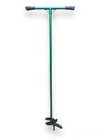 Бур садовий зелений з двома насадками (150мм та 200мм)