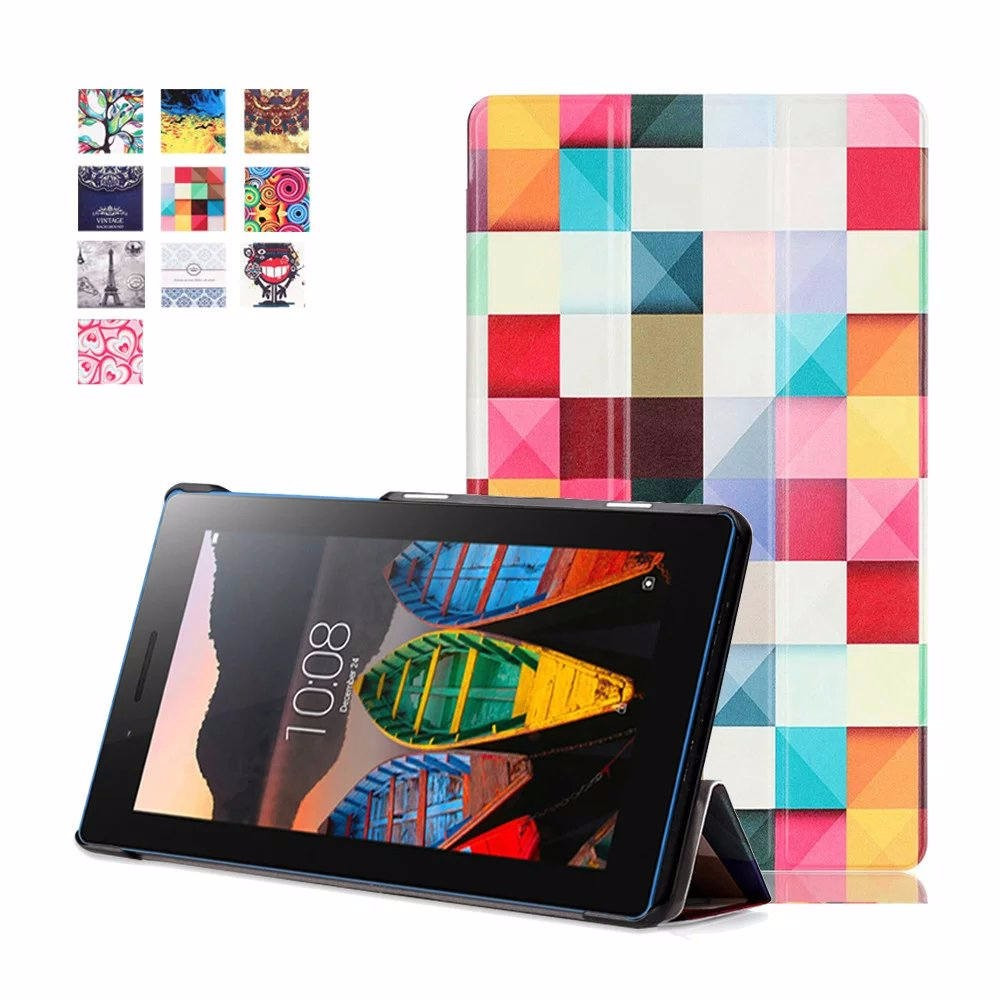 Чехол Lenovo Tab 3 7 Essential 710F 710L чехол Ultra Slim Color Blocks