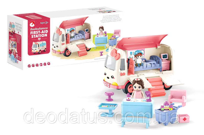 Іграшкоий автобус медичний з набором G0029 іграшковий лікарський набір, фото 1