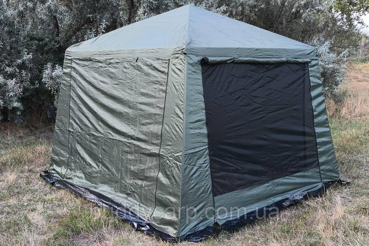 Намет-Альтанка зі спідницею 320 х 320 х 245 см посилена два входи москітна сітка, фото 1