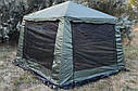 Намет-Альтанка зі спідницею 320 х 320 х 245 см посилена два входи москітна сітка, фото 2