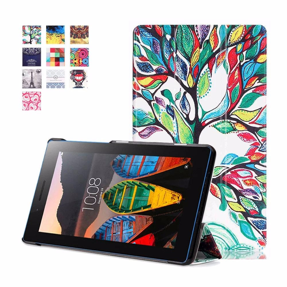 Чехол Lenovo Tab 3 7 Essential 710F 710L чехол Ultra Slim Happy Tree