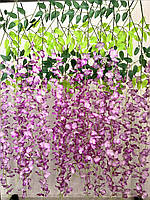 Штучна гліцинія. Гілки декоративної гліцинії (1 метр, бузкова), фото 6