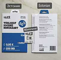 🇪🇪 Сім карти Естонії Tele2